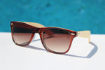 Load image into Gallery viewer, Bamboo Arm Sunglasses - Wood Style Sunglasses for Sale Canada
