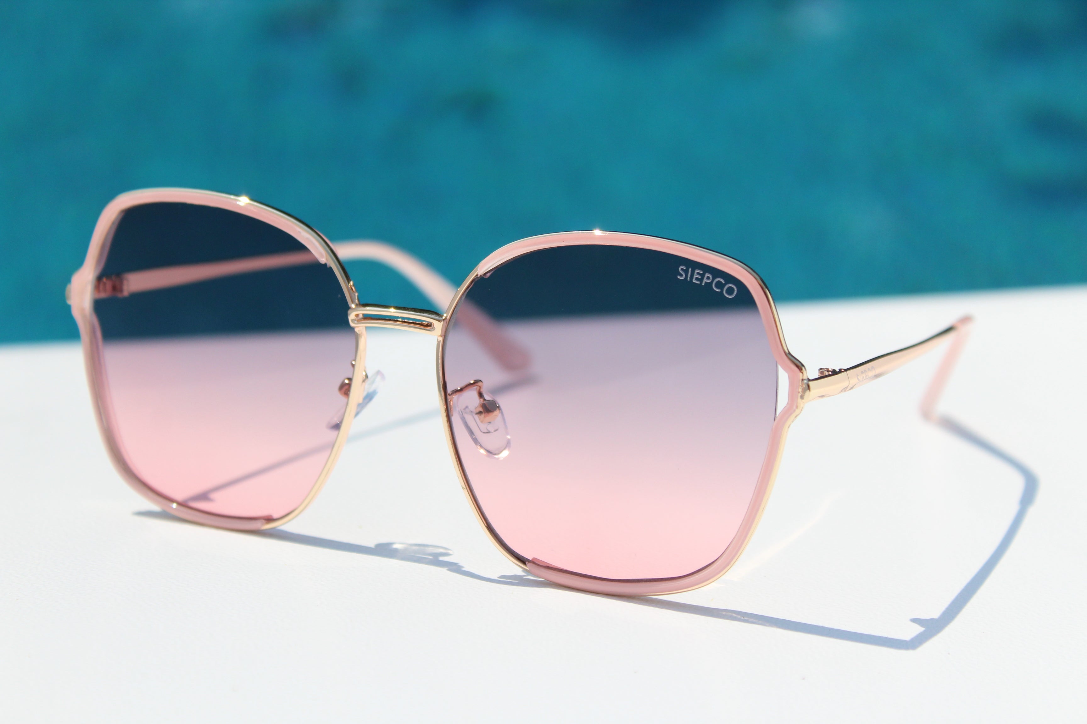 Rounded Square Frame Sunglasses Canada - Women’s - Pink Tint