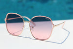 Load image into Gallery viewer, Rounded Square Frame Sunglasses Canada - Women’s - Pink Tint
