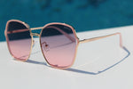 Load image into Gallery viewer, Rounded Square Frame Sunglasses Canada - Women’s - Pink Tint
