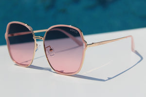 Rounded Square Frame Sunglasses Canada - Women’s - Pink Tint