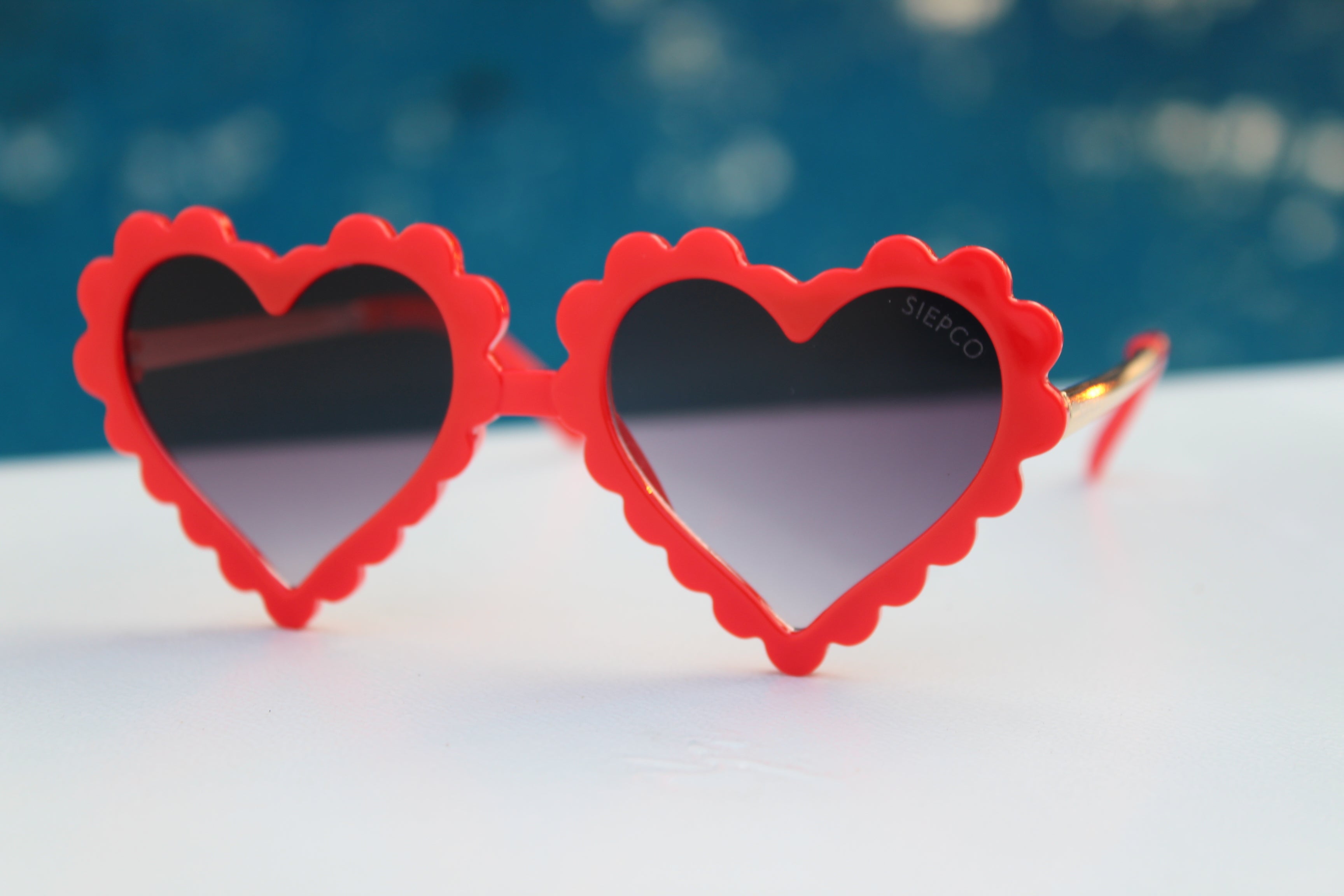 Children’s Heart Shaped Sunglasses for Sale Canada - Red